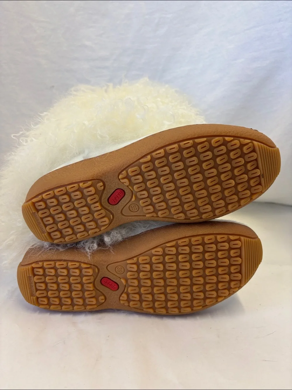 Oscar Sport Barbara Curly Goat Hair Apres Ski Winter Snow Boots